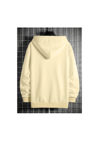 Medinenur Originals Baskılı Kapüşonlu Sweatshirt Bej