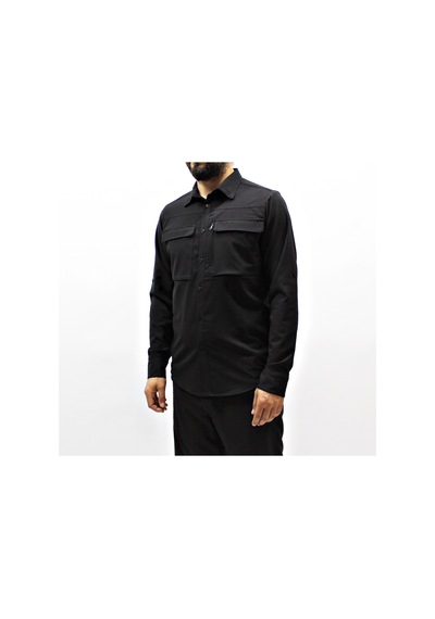 Siyah Flex Tactical Outdoor Taktik Gömlek Siyah
