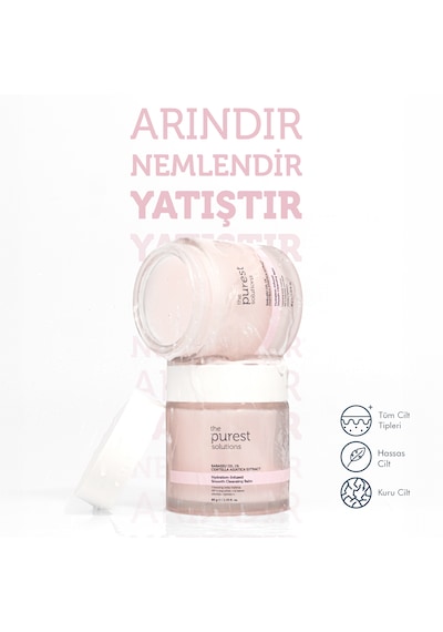 The Purest Solution Tüm Cilt Tipleri Için Smooth Cleansing Balm- Hydration-Infused 85 G