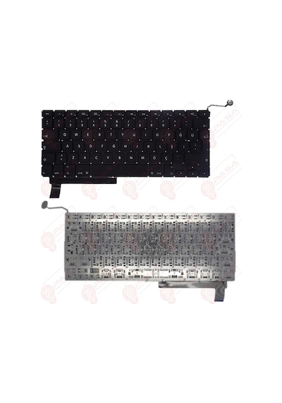 Apple Uyumlu MacBook Pro 15 Unibody 2010, 2011, 2012 Klavye Tuş Takımı Tuş Seti Siyah Türkçe