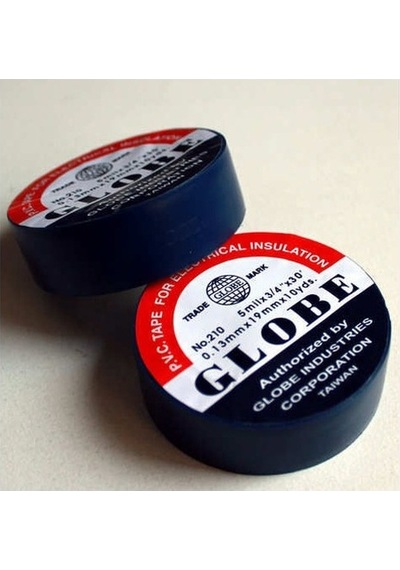 Globe 19mm Pvc Elektrik Izole Bant Siyah