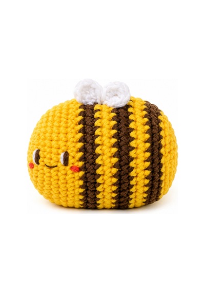 Bakgelal Hello Adorable Amigurumi Arı Yapım Kiti 2 Adet Bff Kendin Yap Hobi Seti, Türkçe Anlatımlı