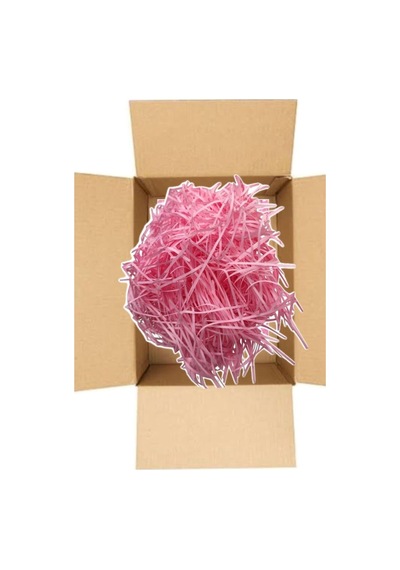 Canlı Pembe Kırpıntı Zigzag 100 Gram Süsleme Ve Paketleme Malzemesi