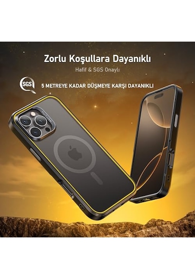 The Future Iphone 16 Pro Kılıfı, Magsafe Uyumlu Telefon Kılıfı, Desert Titanium Diğer