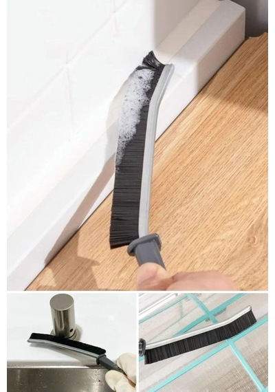 Mcg 2li Çok Amaçlı Multi Ince Temizlik Fırçası Derz Arası Banyo Mutfak Lavabo Detay Temizleme Fırçası Renkli