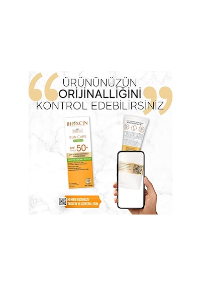 Bioxcin Sun Care Akneye Eğilimli Ciltler İçin Güneş Kremi 50 Spf - Akne, Dry Touch, Mat 50 Ml