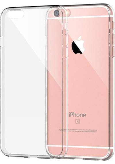 Apple Uyumlu iPhone 6 Plus 6S Plus Kilif Seffaf Silikon Hibrit Case 423501853