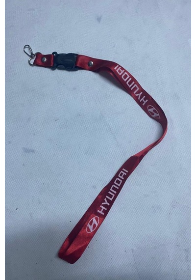 Araca Özel Boyun İpi Ayna Askısı Hyundai Kırmızı