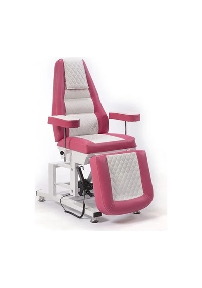 Elegance 3 Motorlu Yükseklik Hareketli Koltuk Pembe - Beyaz