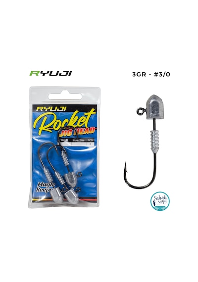 Ryuji Rocket Jighead 3gr 3/0 3 Adet