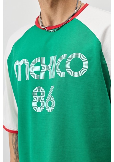 Fıfa World Cup 26 Meksika Oversize Tişört Çok Renkli
