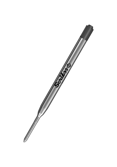 Scrikss Standart Metal Dev Refil Tükenmez Kalem Ucu Siyah N11.296