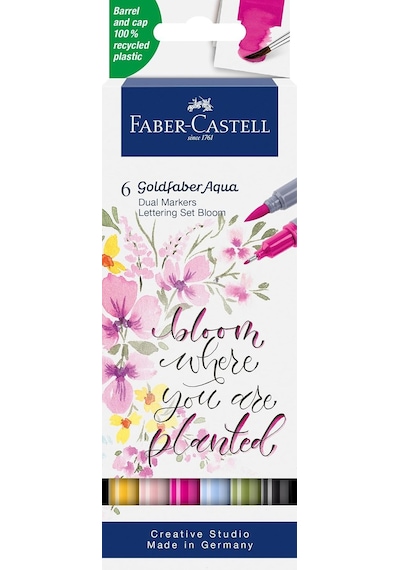 Faber-castell Goldfaber Aqua Çift Uçlu Sanatsal Markör 6 Lı Kalig Diğer