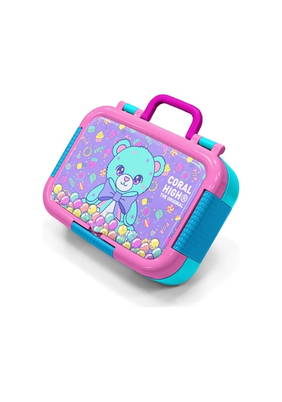 Coral High Kids Milka Şeker Ayıcık Desenli Paslanmaz Çelik Beslenme Kabı 39105 Mor