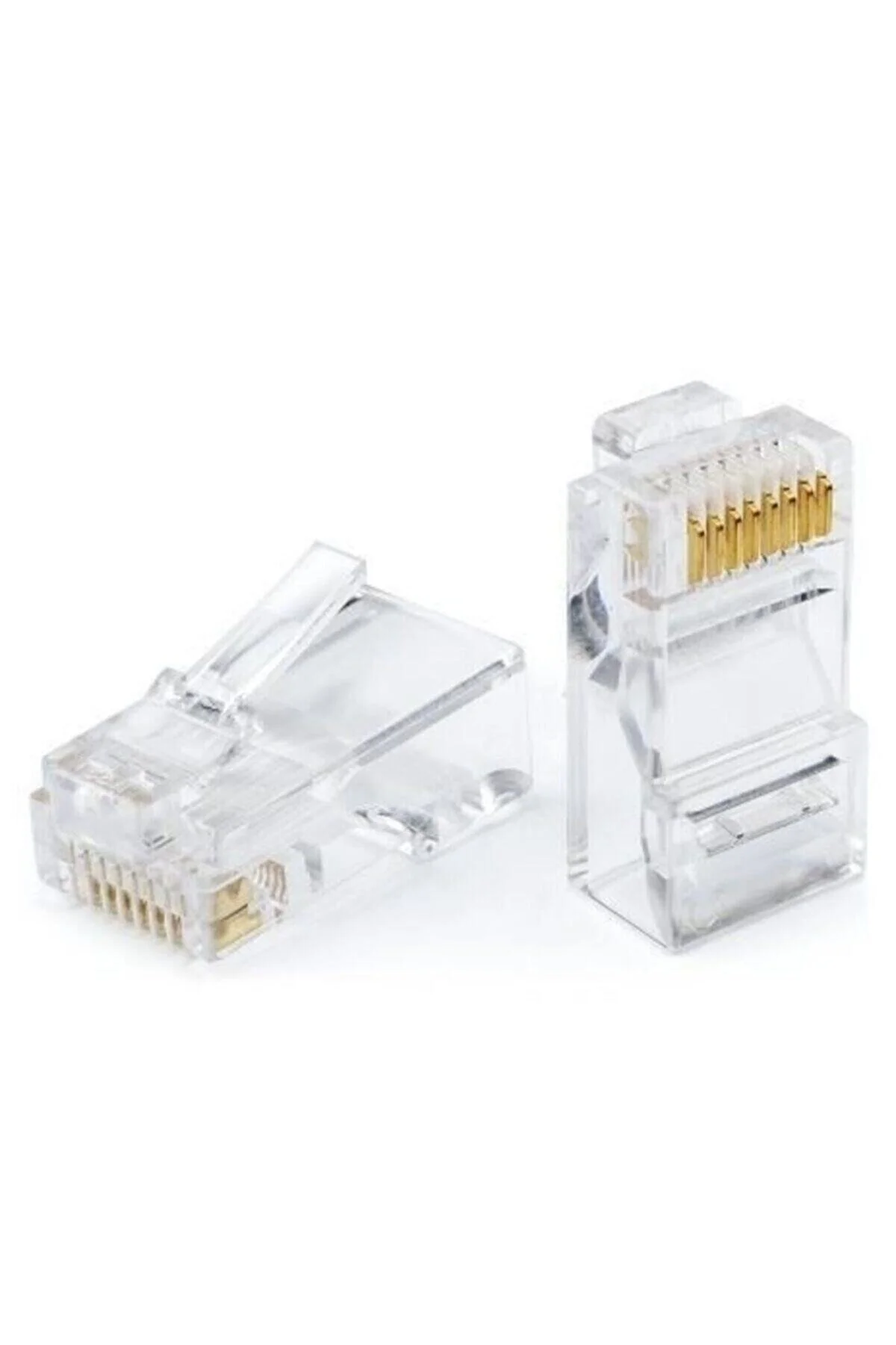 Rj45 Konnektör Network Cat5 Cat6 Jak Jack Ethernet Uç 12 Adet