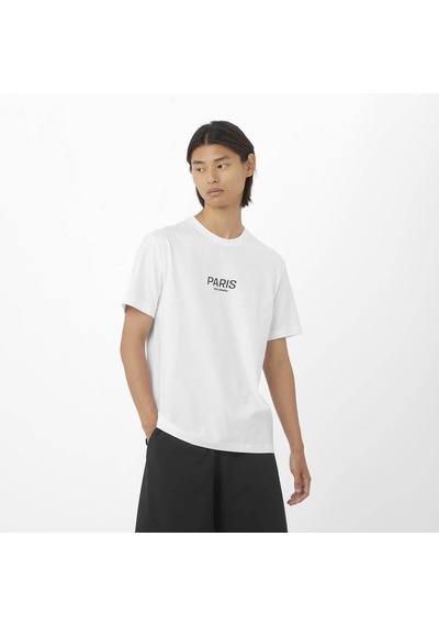Salomon Parıs Cıty Erkek Tişört White Lc2535000 Beyaz