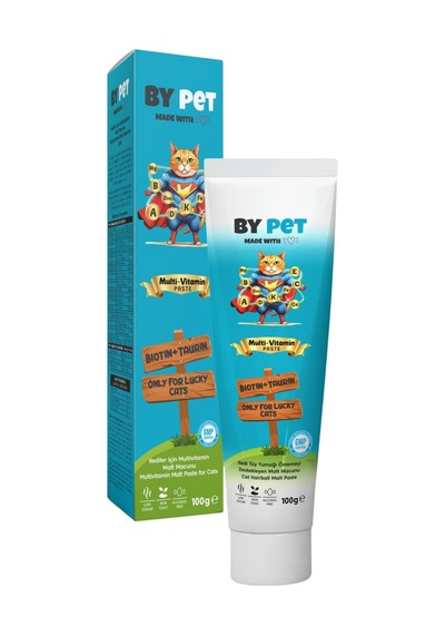 Kedi Multivitamin Takviyesi, Bağışıklık Destekleyici Macun, 100 Gram