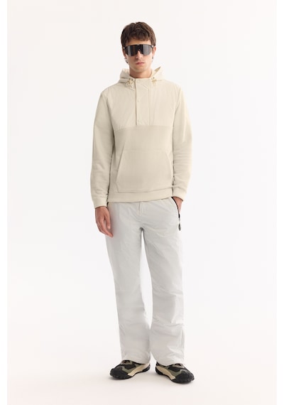 Avva Erkek Ekru Kapüşonlu Soft Touch Polar Regular Fit Sweatshirt A52y1268