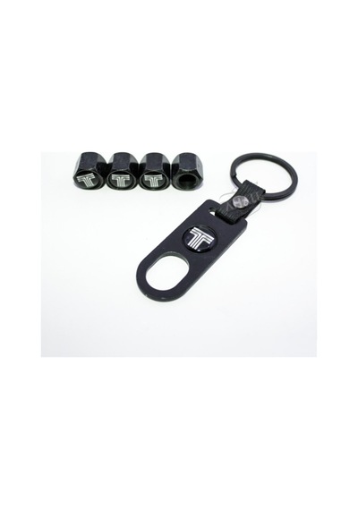 Tofaş Siyah Metal Sibop Kapağı Ve Metal Anahtarlık Set Koku
