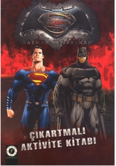 Batman ve Süperman Çıkartmalı Aktivite Kitabı- Artemis Çocuk