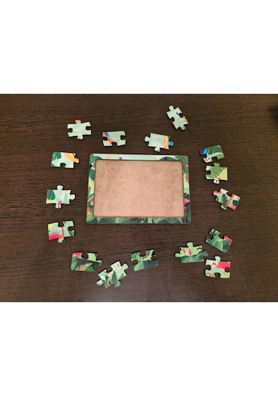 Flamingolar 16 Parça Eğitici Ve Öğretici Ahşap Çocuk Puzzle & Yapboz Bebek Çocuk Oyuncak