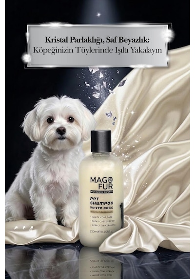 Mago Fur Beyaz Tüylü Köpek Şampuanı - 250 Ml