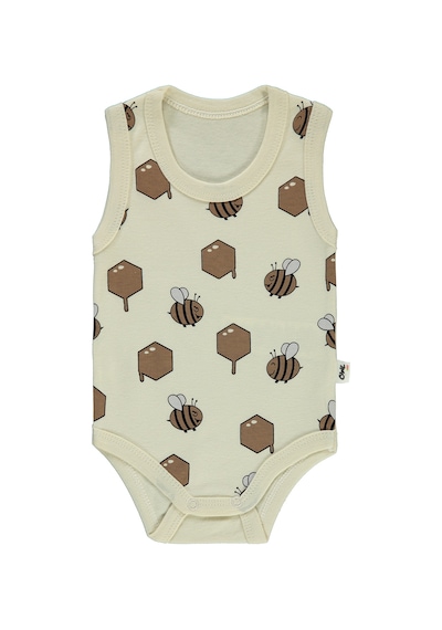 Civil Baby Bebek Çıtçıtlı Badi 1-18 Ay Bej 14d20230123s1-2 Bej