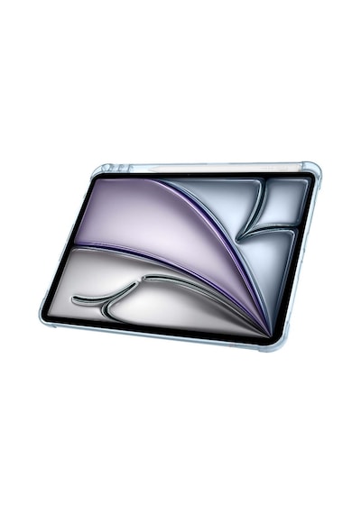 Apple Uyumlu iPad Air 11'' M3 2025 m2 2024 Üçgen Katlanabilir Kalem Şarj Bölmeli Standlı Kılıf Kapaklı