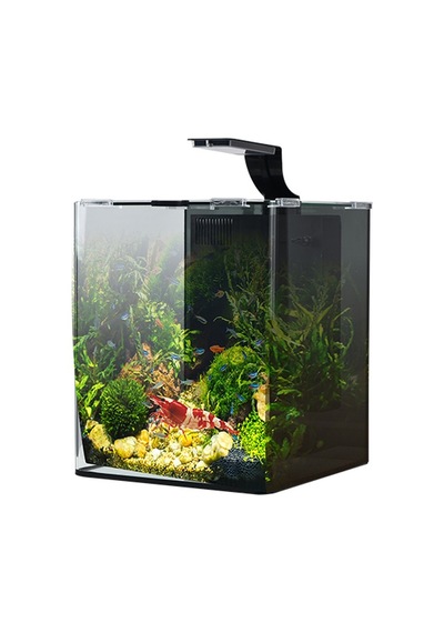 Anubias Shrimp Nano Akvaryum Set Siyah 29x29x35 Cm