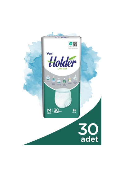 Holder Emici Külot Yetişkin Hasta Bezi Orta Boy Medium 30 Adet M