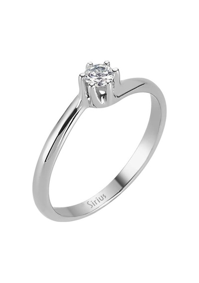 Sirius G Renk 0,13 Karat Pırlanta Tektaş Yüzük 0801R0017
