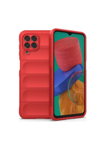 Samsung Galaxy Uyumlu   M33 Kılıf Optimum Silikon - Kırmızı