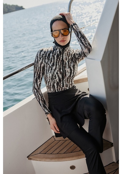 Molene Soyut Desenli Surf Mayo