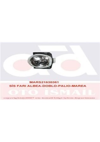 MARS 630361 SİS FARI PALIO ALBEA 06- DOBLO FIORINO MAREA DUCATO I