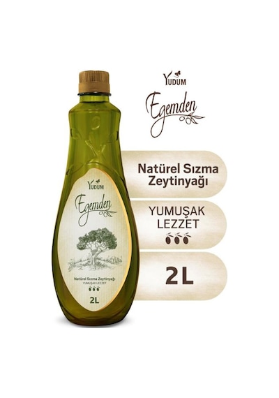 Yudum Naturel Sızma Zeytinyağı Yumuşak Lezzet Pet 2 L