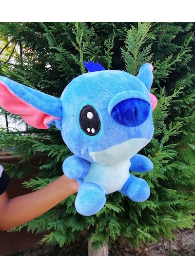 İthal Ürün Lilo & Stitch Stiç Figür Peluş Oyuncak Uyku & Oyun Arkadaşı Büyük Boy 24 CM