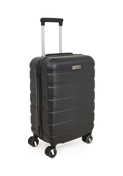Hoffmannss Titan Kabin Boy Abs Valiz - Siyah - 57x37x23 Cm Çok Renkli
