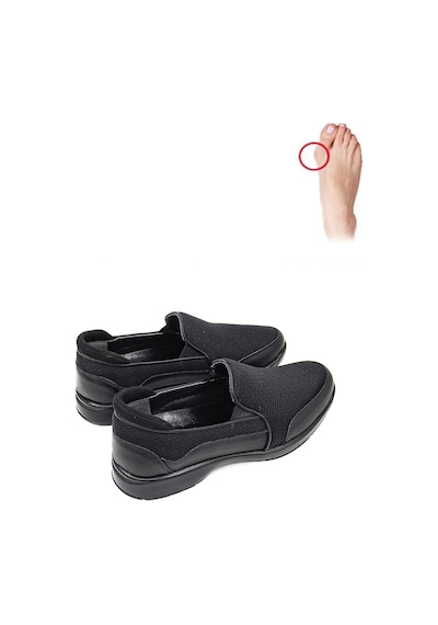 Ceyo 9925-48 Erkek Comfort Ayakkabı - Siyah Siyah