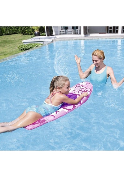 Bestway 42046 Tutmalı Sörf Deniz Yatağı Pembe 114x46cm