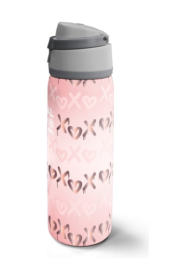 Coral High Pudra Desenli Pipetli Ve Direkt İçim Çelik Termos 800 Ml 38594 Pudra