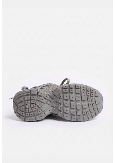 Kadın Silver T11 İthal Işıltılı Taş Kaplama Özel Tasarım Sneaker Ayakkabı Gri