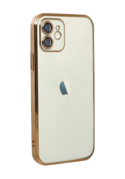 Apple İphone Uyumlu 11 Kılıf Razer Lensli Silikon - Gold Çok Renkli
