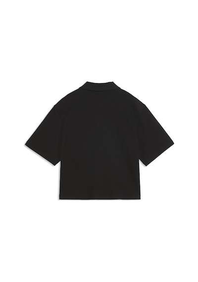 Puma Kısa Kol T-shirt Kadın Siyah Class Relaxed Polo T 000000000102708876