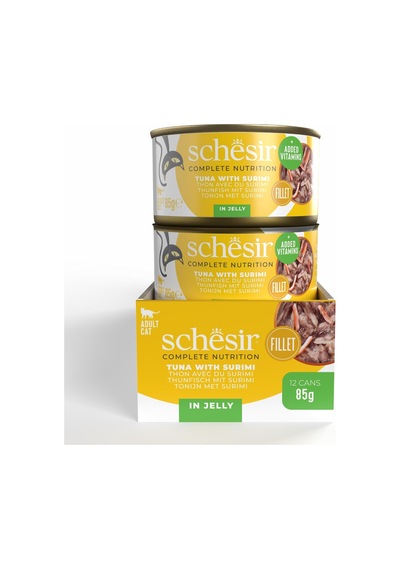 Jelly Ton Balıklı Ve Surimili Yetişkin Kedi Konservesi 85 Gr 12'li Paket