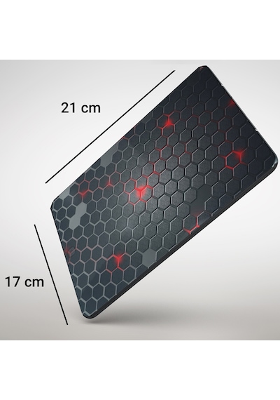 Sonictouch Siyah Petek Desenli Kaydırmaz Gaming Oyuncu Masaüstü Dikişsiz Mouse Pad/ped Mouse Altlığ