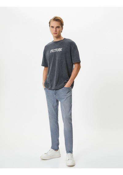 Koton Skinny Fit Kot Pantolon - Michael Jean İndigo Stone 4sam40154nd 4SAM40154NDFA6 İndigo - Taş Koton Skinny Fit Kot Pantolon - Michael Jean İndigo Stone 4sam40154nd 4SAM40154NDFA6 İndigo - Taş
