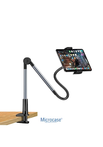 Microcase 360 Döner Başlıklı Masa Üstü Tablet Tutucu Katlanabilir Akrobat Tablet Standı - Al5725