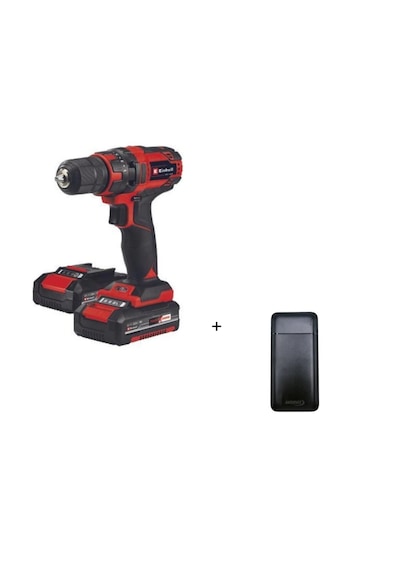 Einhell Tc-cd 18/35 Li +39 2x2,0 Ah , Akülü Vidalama + Powerbank.