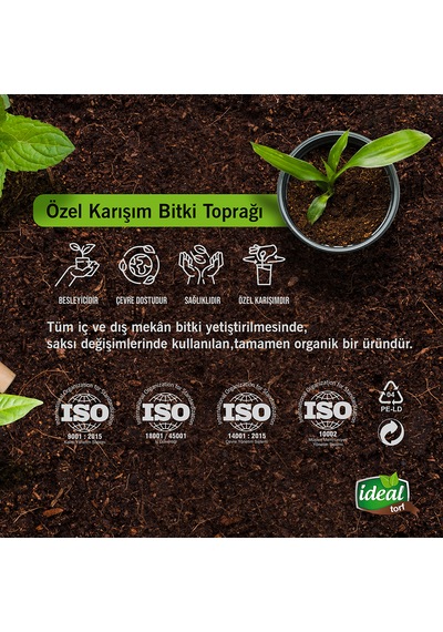 Naturelpeat Bitki Toprağı 10 Litre 100