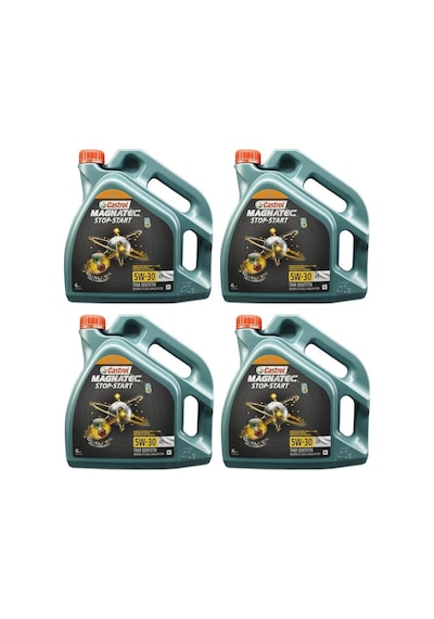 Castrol Magnatec 5W-30 Tam Sentetik Motor Yağı 4 x 4 L
